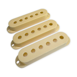 AxLabs AX-LPCSVAW Vintage Single Coil Pickup Covers (52mm) Verouderd Wit / Crème (Set van 3) 