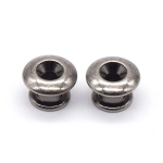 AxLabs KD2E1007AS Small Strap Buttons Rounded Top Antique Silver (Set van 2)