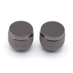 AxLabs KD2E1021BN Gretsch Style Strap Buttons Zwart Nikkel (Set van 2)