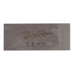 Boston BSSF-25 Brugzadel Groef/Gleuf Vijl 2.5mm Dikte
