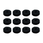 Boston EP-FEW Vilten Ringen voor Strap Buttons Zwart (12 Stuks)