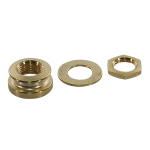 Boston EPJ-SB-GD Eindknop Strap Button voor EPJ Output Jacks (M8 Schroefdraad) Goud