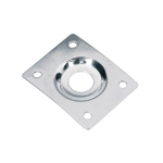 Boston JP-1-C Jack Plate Verzonken Vierkant Chroom