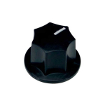 Boston KB-140-L Gitaar Knop Metrisch voor Jazz Bass Zwart Large