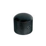 Boston KB-220 Solid Shaft Dome Knop Afgerond 18mm Zwart