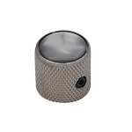Boston KBN-239 Dome Knop met Zwarte Parelmoer Inlay Black Nickel
