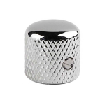 Boston KCH-210 Solid Shaft Dome Knop Afgerond 19mm Chrome