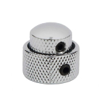 Boston KCH-270 Dubbele Dome Knop 14x11mm + 19x10mm Chrome