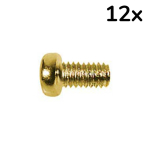 Boston SS-18-G Schakelaar Schroef Metrisch M3 3x5mm Goud (12 Stuks)