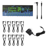 Caline CP-207 Geïsoleerde Power Supply/Multi Voeding met 10 Outputs