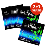 Curt Mangan 11046 Nickelwound Snaren voor Elektrische Gitaar (10-46) - 3 + 1 Actie