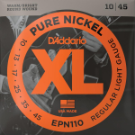 D'Addario EPN110 Pure Nickel Snaren voor Elektrische Gitaar (10-45)