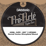 D'Addario J4506 Losse Klassieke Silverwound E6-Snaar