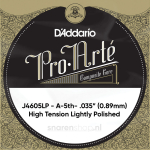 D'Addario J4605LP Gepolijste Composiete Losse Klassieke A5-Snaar - Hoge Spanning
