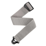 D'Addario PWSAL405 Auto Lock Polypropyleen Gitaarband Zilver