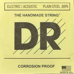DR Strings PL-0095 Plain Steel Elektrisch / Akoestische Losse Snaar .0095