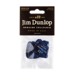 Dunlop 483P10MD Celluloid Blauw Plectrum Medium 12-Pack - Op = op