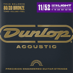 Dunlop DAB1152 Westernsnaren Bronze (11-52) Custom Light