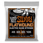 Ernie Ball 2813 Flatwound Cobalt Hybrid Slinky Bassnaren (45-105)
