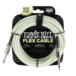 Ernie Ball 6437 Flex Cable Gitaarkabel Glow In The Dark 6 Meter