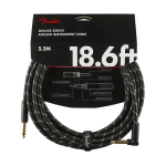 Fender Deluxe Series Gitaarkabel Black Tweed 5.5 Meter Haaks 0990820079