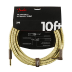 Fender Gitaarkabel Deluxe Series Tweed 3 Meter Recht/Haakse Pluggen 0990820091