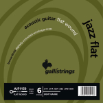 Galli AJF1150 Flat Bronze 80/20 Flatwound Akoestische Gitaarsnaren (11-50) Light