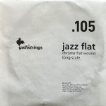 Galli JFW105 Jazz Flats Losse Stainless Steel Flatwound Bassnaar .105