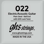 GHS Strings GB 022" Plain Steel .022 Losse Snaar