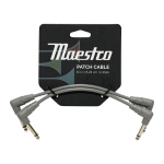 Gibson CABP-GRY Maestro Patch Kabels 15cm 2-Pack