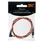 Ibanez DCT24-BNR DC Cord Twisted-Pair Voedingskabel Zwart en Rood 60 cm