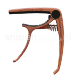 Snarenshop Deluxe Capodastro voor Elektrische/Westerngitaar - Dark Wood
