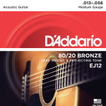 D'Addario EJ12 Bronze Westernsnaren (13-56) Medium
