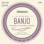 D'Addario EJ60+ Nickel Plated Steel Banjosnaren 5-Snarig (9.5-20)