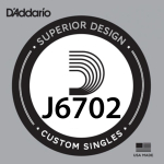 D'Addario J6702 Plain Steel Losse Mandoline Snaar .014