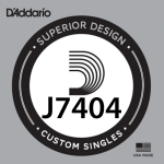 D'Addario J7404 Nickel Wound Losse Mandoline Snaar .040 - Op = op