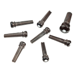 D'Addario PWPS3 Set Ebbenhouten Brugpennen met Pearl Inlay incl. Eindpen (8-Pack)