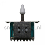 Yellow Parts EZ1188W 5-Standen Schakelaar met Witte Tip