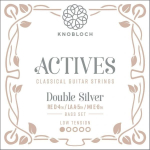 Knobloch 200ADS Double Silver Bass Set - Lage Spanning (3 Snaren)