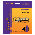 Markbass MB4AGSS40100LE Gouchè Low Action / Semi Exposed Stainless Bassnaren (40-100)