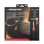 Monster Cable Acoustic Gitaarkabel 3.65 Meter Recht/Haakse Pluggen 600557 - Aanbieding