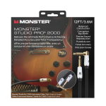 Monster Cable Studio Pro 2000 Gitaarkabel 3.6 Meter - Haaks/Recht 600533