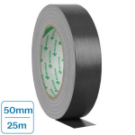 Nichiban Gaffa Stagetape 25 Meter 50mm Zwart
