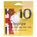 Rotosound TB10 Tru Bronze Akoestische Gitaarsnaren (10-50) Extra Light