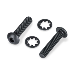Schaller Rear Nut Mounting Screws Locking Nut Schroeven M4 x 18mm (2 Stuks) 20053002