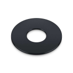 Schaller Toggle Switch Plate Metaal Zwart 15200400