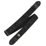 Silver Coin Straps Geweven Gitaarband Pacha Nero