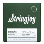 Stringjoy BR0946 Broadways Pure Nickel Elektrische Gitaarsnaren (9-46) Heavy Bottom Super Light