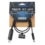 Warwick RockBoard USB-A 5V naar 9V Voltage Converterkabel 2.1x5.5mm Barrel Jack 60cm