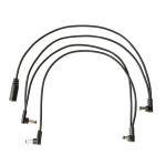 Warwick RockPower DC4 A Power Split Kabel Haaks met 4 Outputs